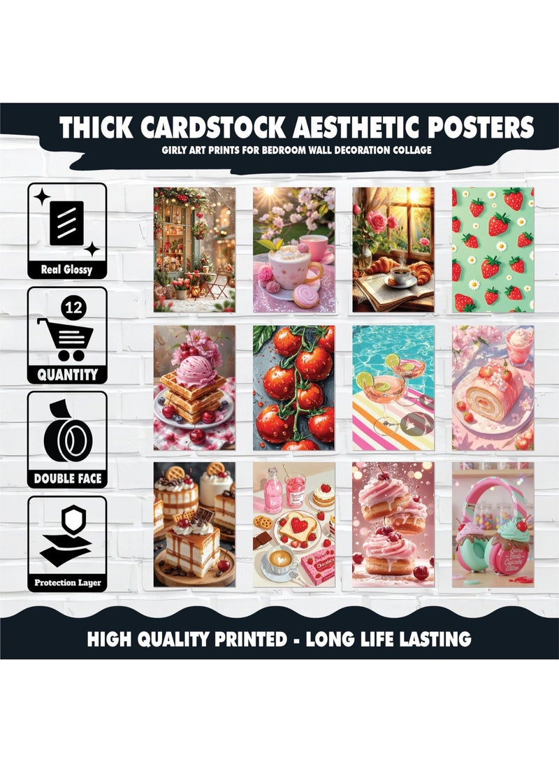 Luxury art wall art set for kitchen and dining rooms, 300gsm coated paper, modern designs of colorful and delicious food, baked goods and desserts, ideal for decorating homes, restaurants and very upscale cafes. - Image 4